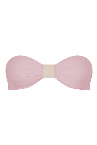 bikini flap Bandeau pink with bottom